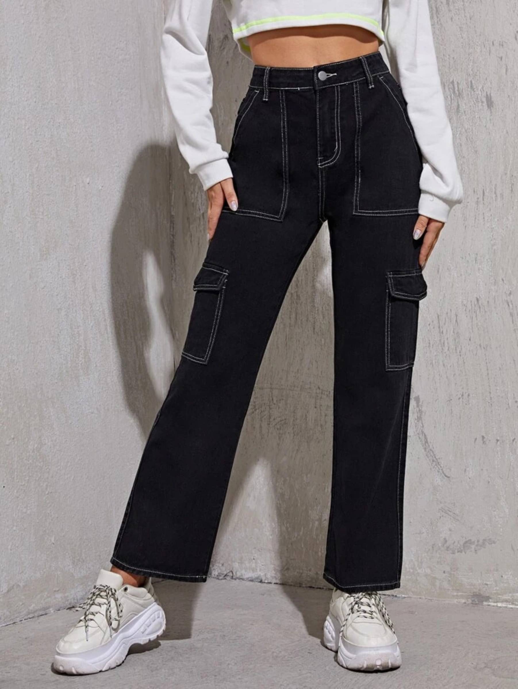     			Kashian - Black Denim Boyfriend Fit Women's Jeans ( Pack of 1 )