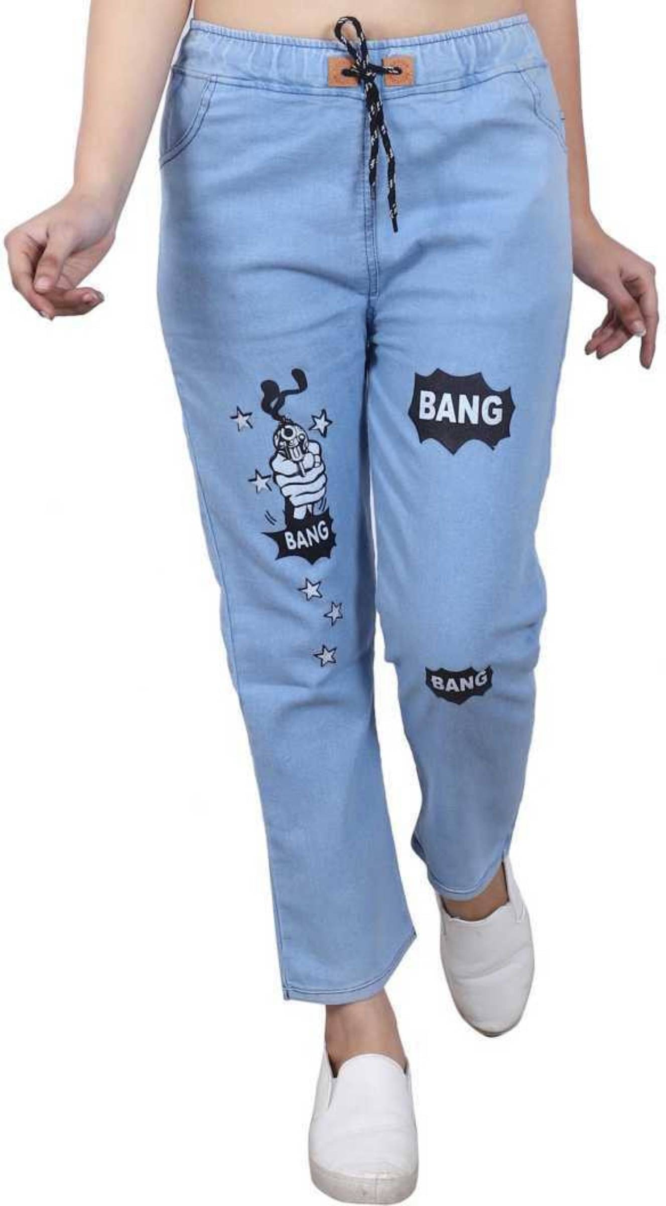     			Kashian - Light Blue Denim Jogger Women's Jeans ( Pack of 1 )