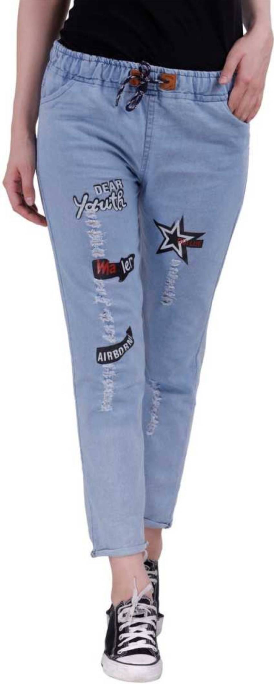     			Kashian - Light Blue Denim Regular Fit Women's Jeans ( Pack of 1 )