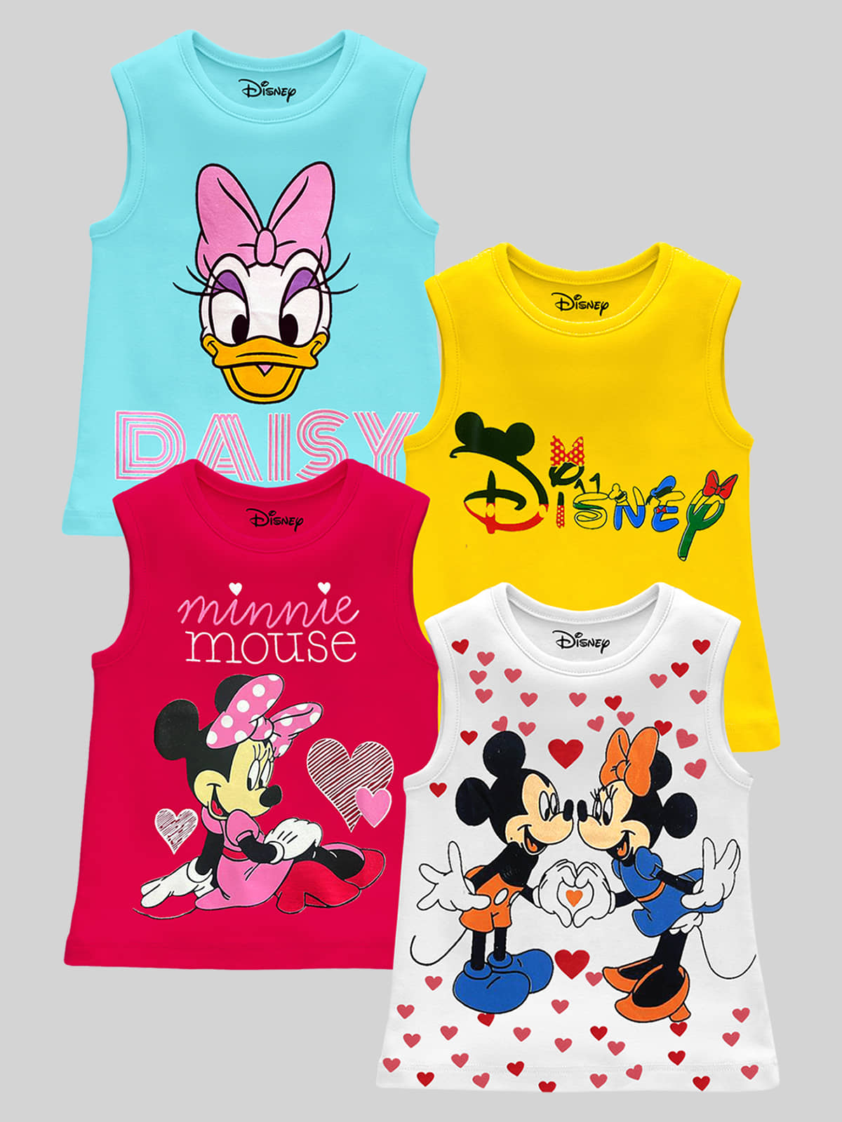 Kuchipoo Pack of 4 Girls Cotton Blend T-Shirt ( Multicolor 15 )