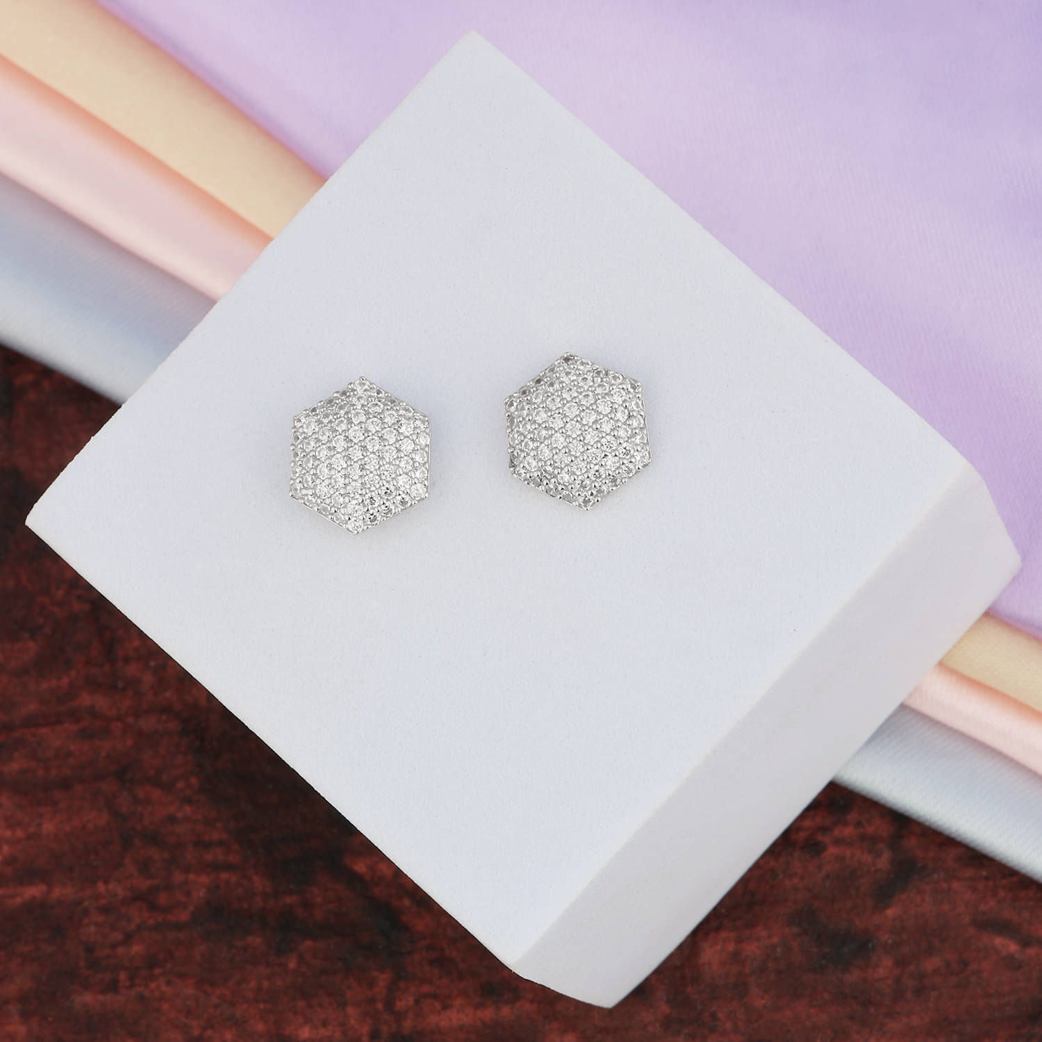     			Maira 925 Sterling Silver Silver Earring