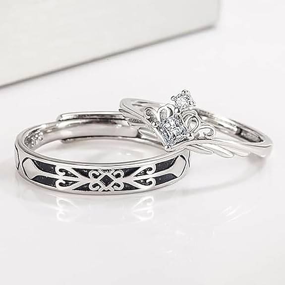 Next Tech Step Silver Rings ( Pack of 2 ) Next Tech Step Silver Rings ( Pack of 2 )