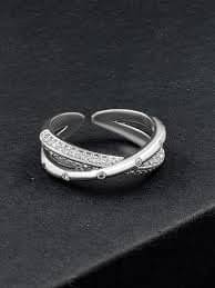     			Next Tech Step Silver Rings ( Pack of 1 )