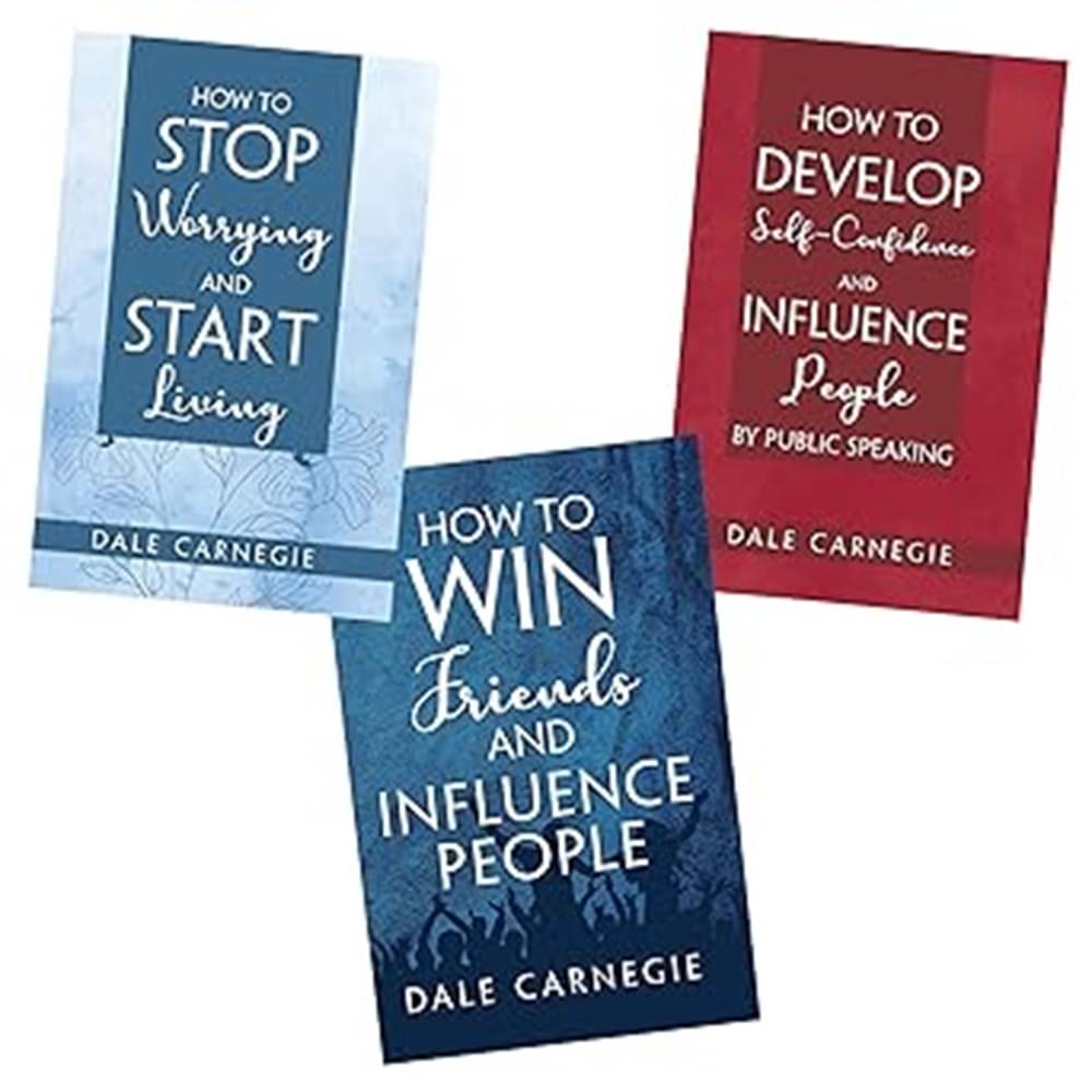 Pack of Self Help Bookset for Adult How to Win Friends and Influence People Stop Worrying and Start Living Develop Self Confidence and Influence People by Public Speaking Pack of Self Help Bookset for Adult How to Win Friends and Influence People Stop Worrying and Start Living Develop Self Confidence and Influence People by Public Speaking