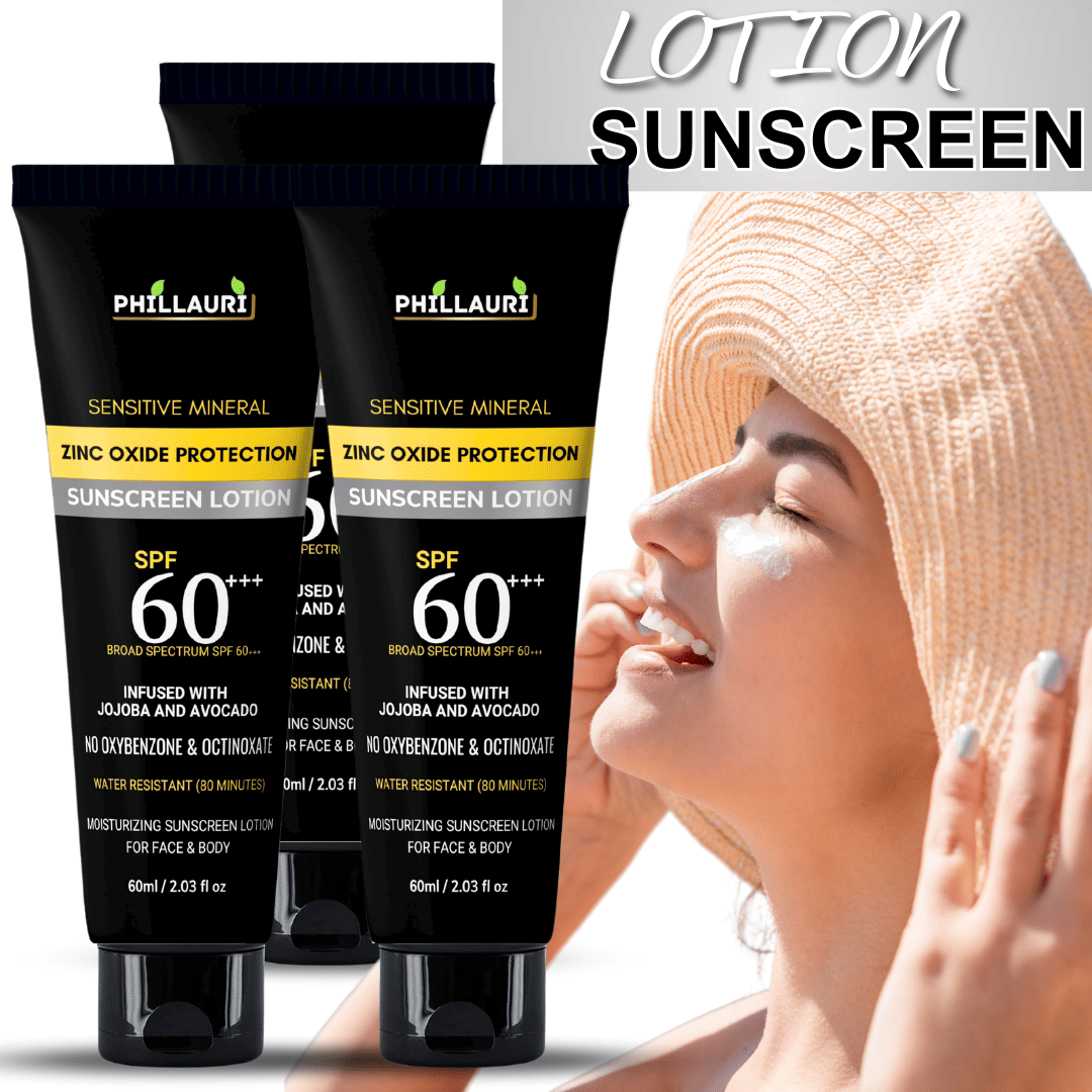     			Phillauri SPF 60 Sunscreen Lotion For All Skin Type ( Pack of 3 )