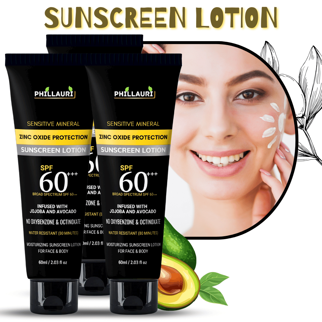     			Phillauri SPF 60 Tan Removal Lotion For Sensitive Skin ( Pack of 3 )