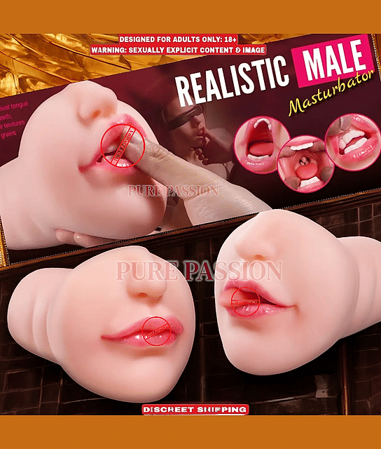 Realistic mouth with tongue male masturbator Oral Sex blowjob pocket Adult Toy Sex Products for Men (Size: One Size, Color: Nude) Realistic mouth with tongue male masturbator Oral Sex blowjob pocket Adult Toy Sex Products for Men (Size: One Size, Color: Nude)