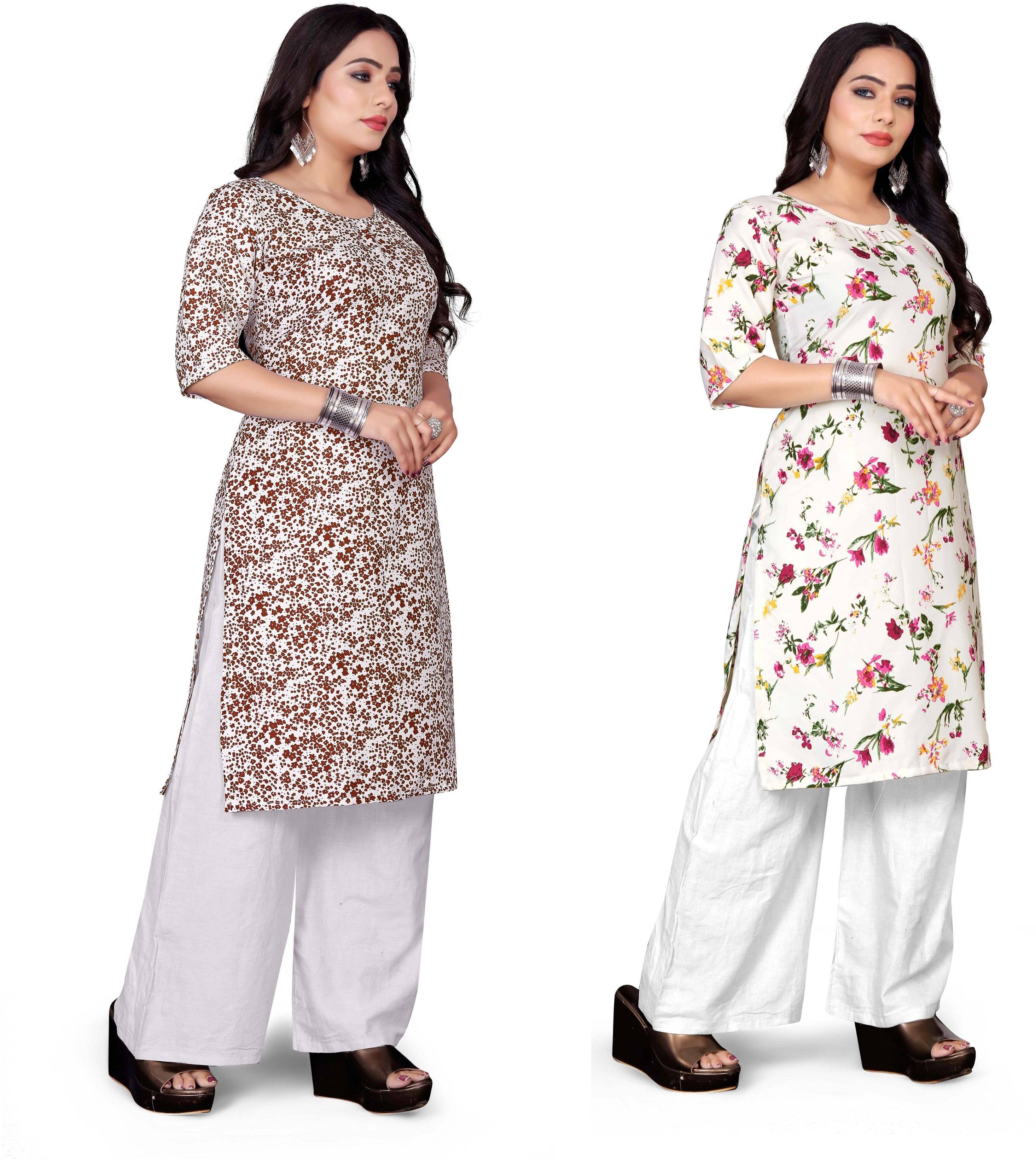 RUNAYA NX Pack of 1 Rayon Printed A-line Women's Kurti - ( Multicolor )     			RUNAYA NX Pack of 1 Rayon Printed A-line Women's Kurti - ( Multicolor )