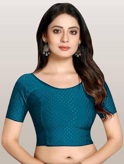     			RUNAYA NX Pink Readymade without Pad Lycra Women's Blouse ( Pack of 1 )