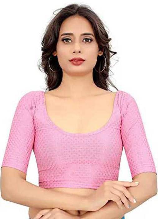 RUNAYA NX Pink Readymade without Pad Cotton Blend Women's Blouse ( Pack of 1 ) RUNAYA NX Pink Readymade without Pad Cotton Blend Women's Blouse ( Pack of 1 )