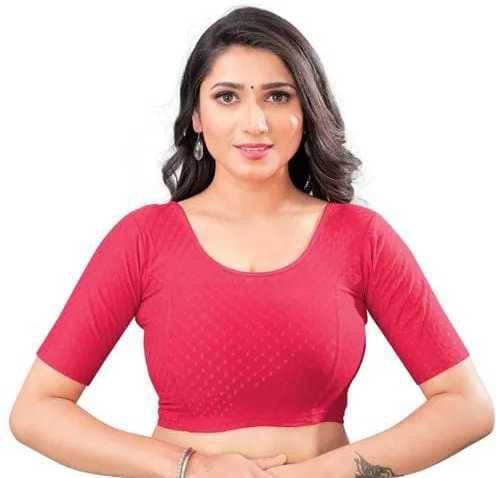 RUNAYA NX Red Readymade without Pad Cotton Blend Women's Blouse ( Pack of 1 ) RUNAYA NX Red Readymade without Pad Cotton Blend Women's Blouse ( Pack of 1 )