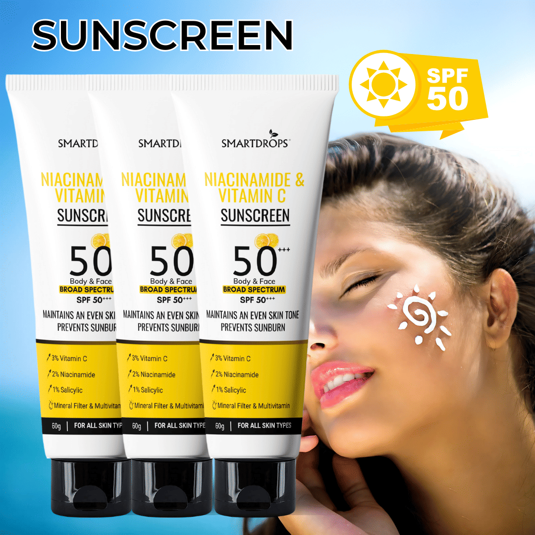     			Smartdrops SPF 50 Tan Optimiser Cream For Sensitive Skin ( Pack of 3 )