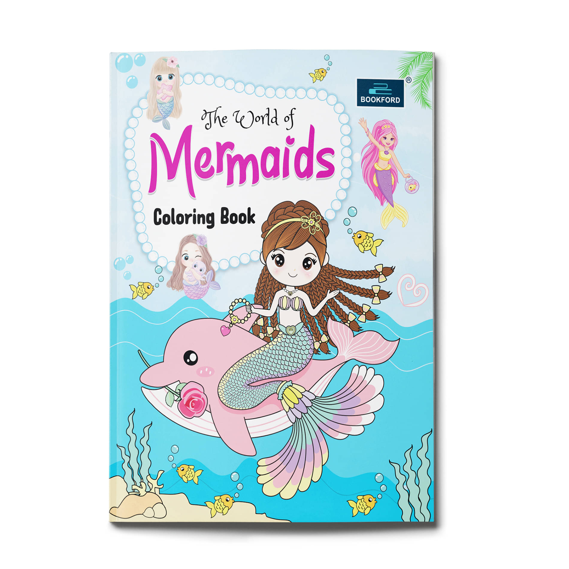     			The World Of Mermaids Coloring Book For Kids