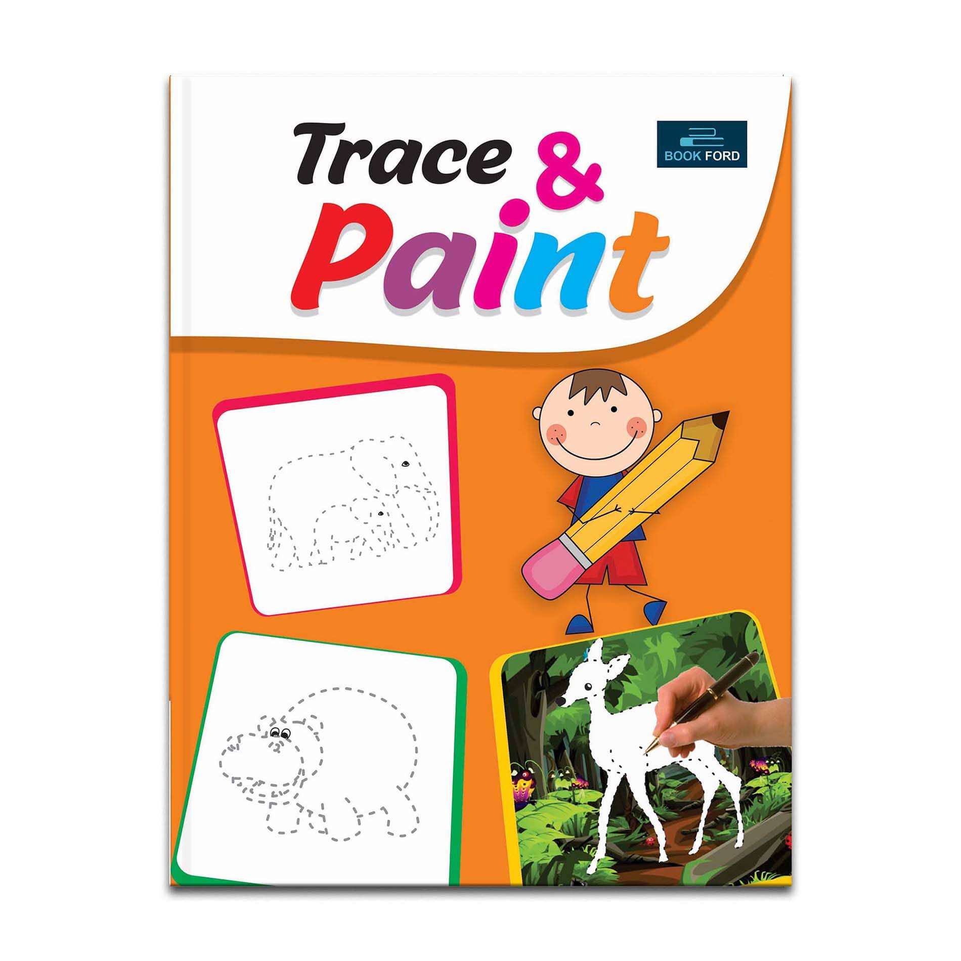     			Trace And Paint Coloring Book For Kids | colouring book for kids | kids book | kids colouring books | colour book | colouring books for kids | colouring books for kids | colour book for kids [Paperback] BOOK FORD PUBLICATIONS