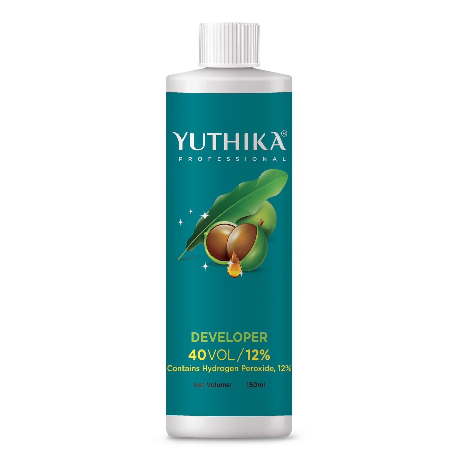 Yuthika Professional Developer for Hair Color 40 Volume (12%) 150ml Yuthika Professional Developer for Hair Color 40 Volume (12%) 150ml