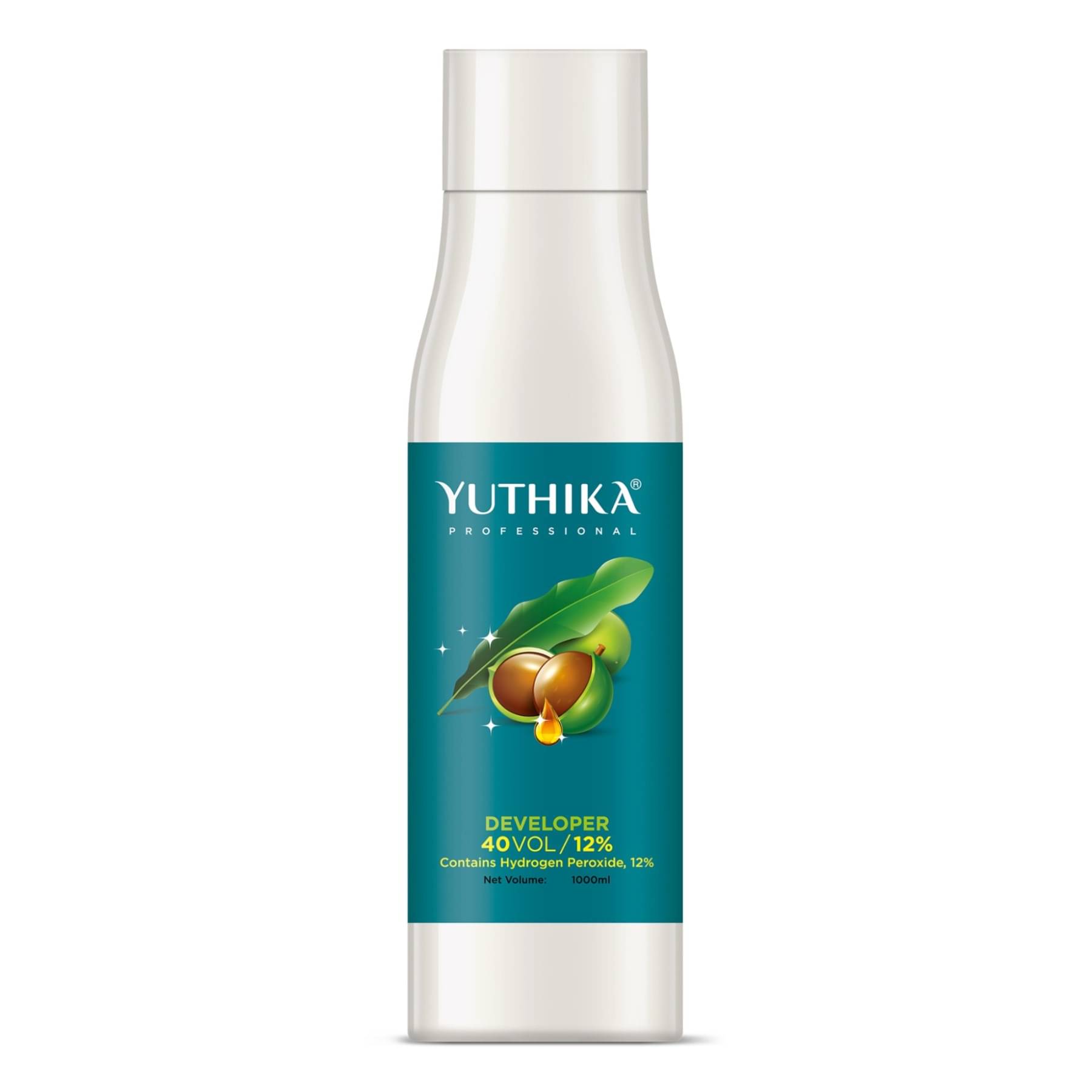 Yuthika Professional Developer for Hair Color 40 Volume (12%) 1000ml Yuthika Professional Developer for Hair Color 40 Volume (12%) 1000ml