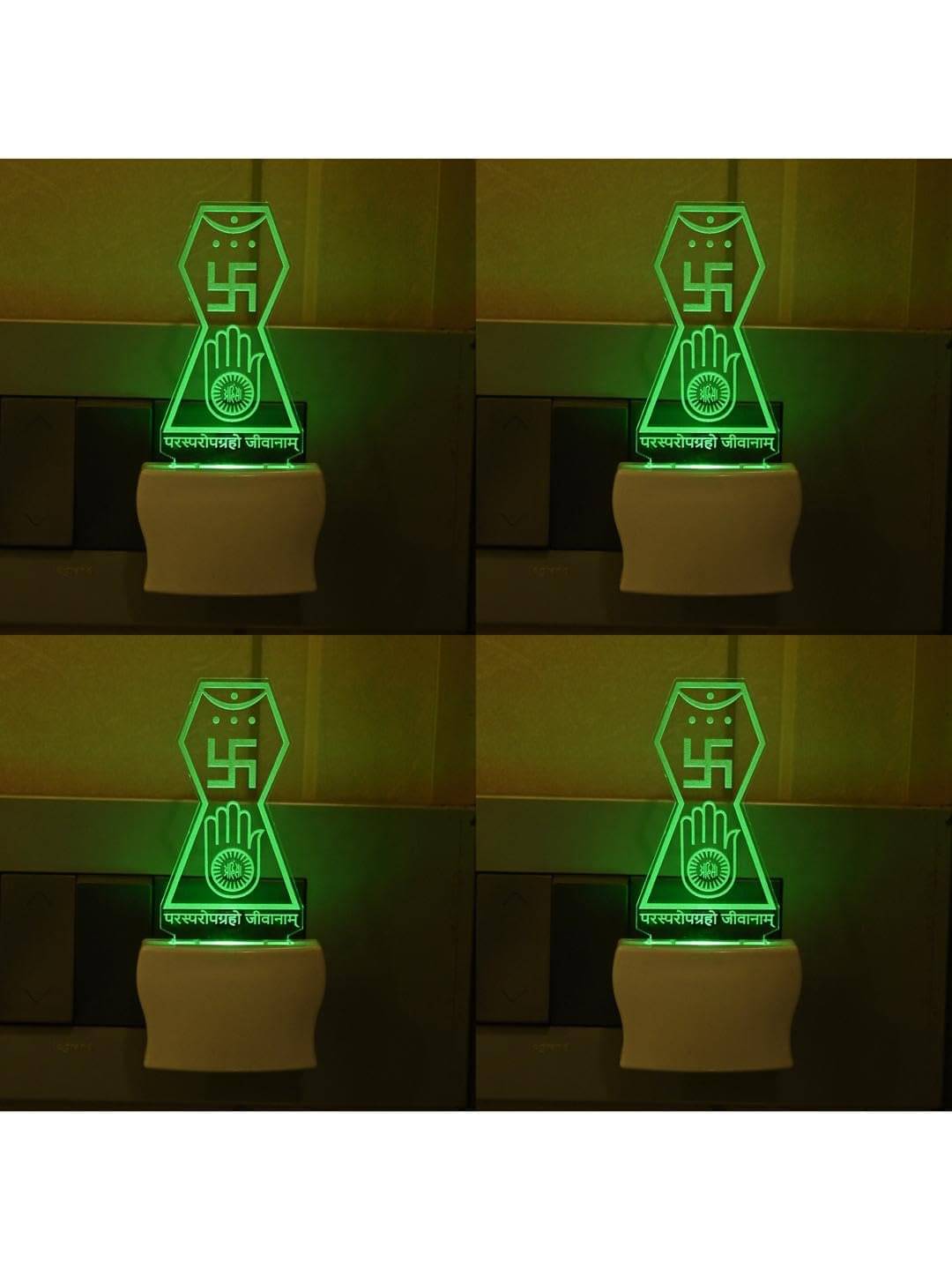     			AFAST Multicolor Night Lamp ( Pack of 4 )