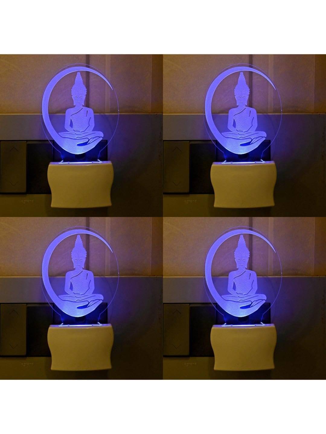     			AFAST Multicolor Night Lamp ( Pack of 4 )