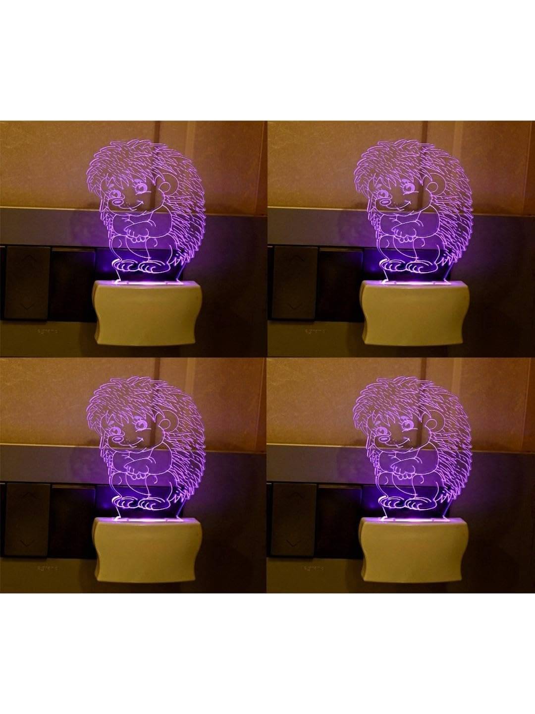     			AFAST Multicolor Night Lamp ( Pack of 4 )