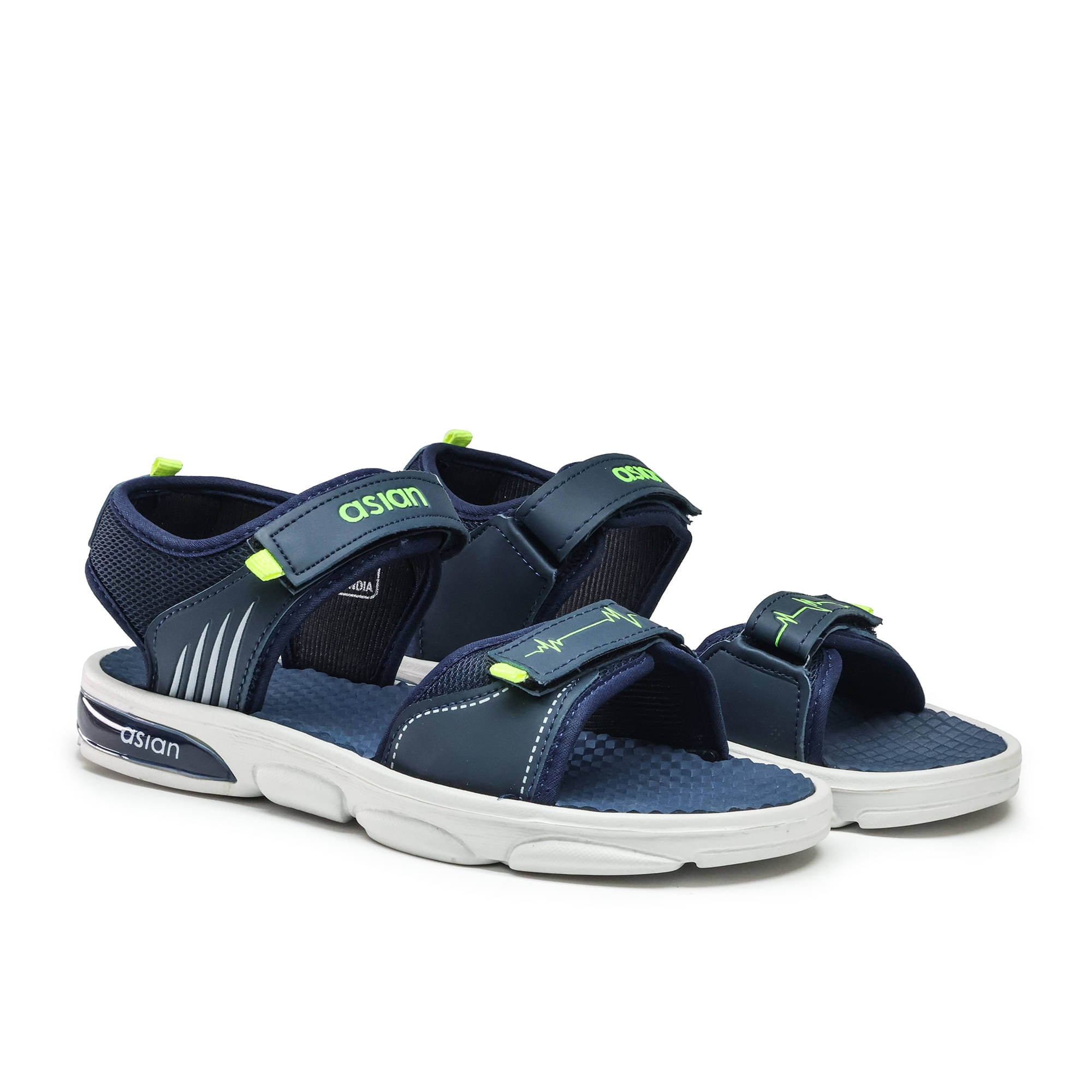     			ASIAN - Navy Men's Floater Sandals