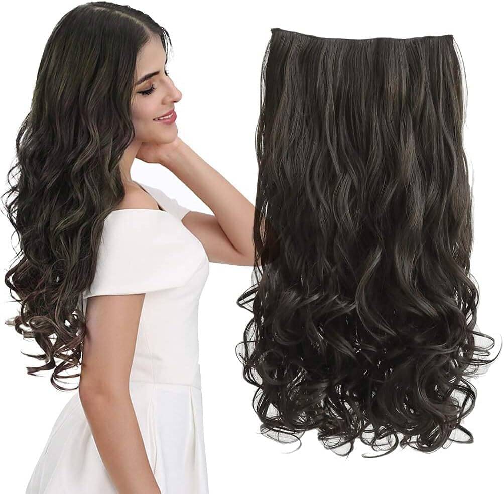     			BELLA HARARO - Black Clip In Hair Extension