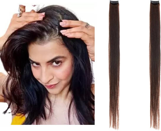     			BELLA HARARO - Light Brown Clip In Hair Extension