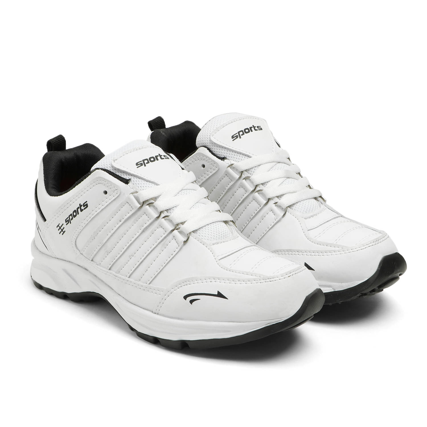     			Begone Sports Shoe White Men's Sports Running Shoes