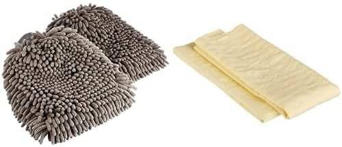     			CAMPARK Multicolor 400 GSM Microfiber Cloth For Automobile ( Pack of 4 )