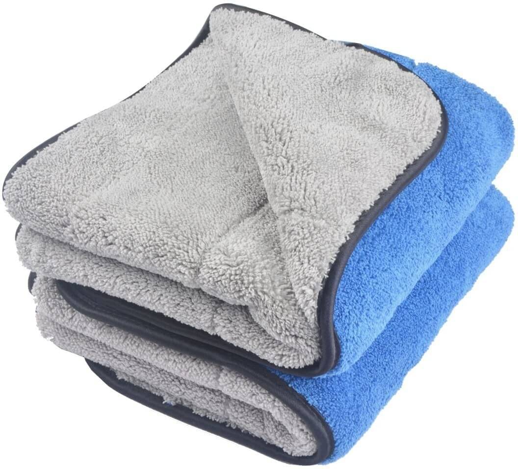     			CAMPARK Multicolor 400 GSM Microfiber Cloth For Automobile ( Pack of 2 )