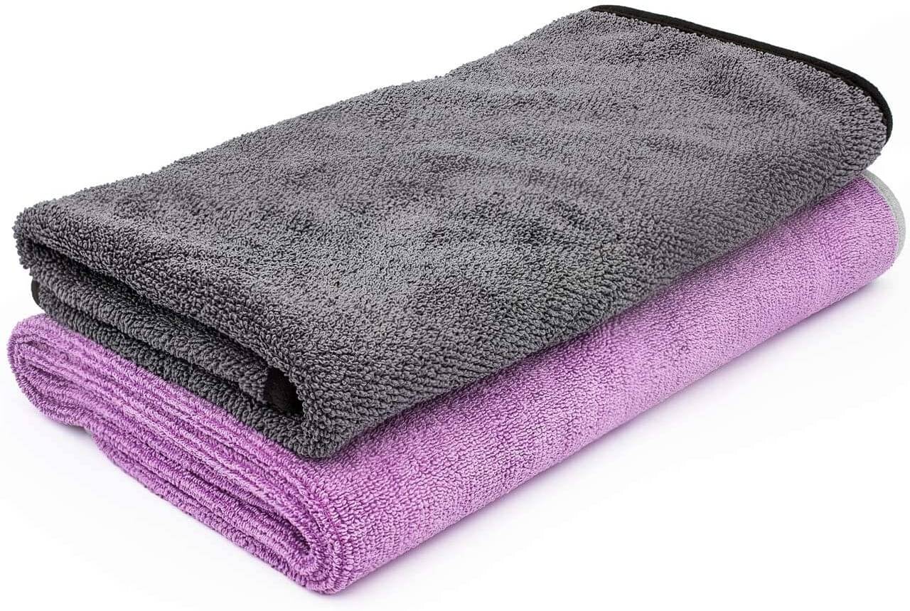     			CAMPARK Purple 400 GSM Microfiber Cloth For Automobile ( Pack of 2 )