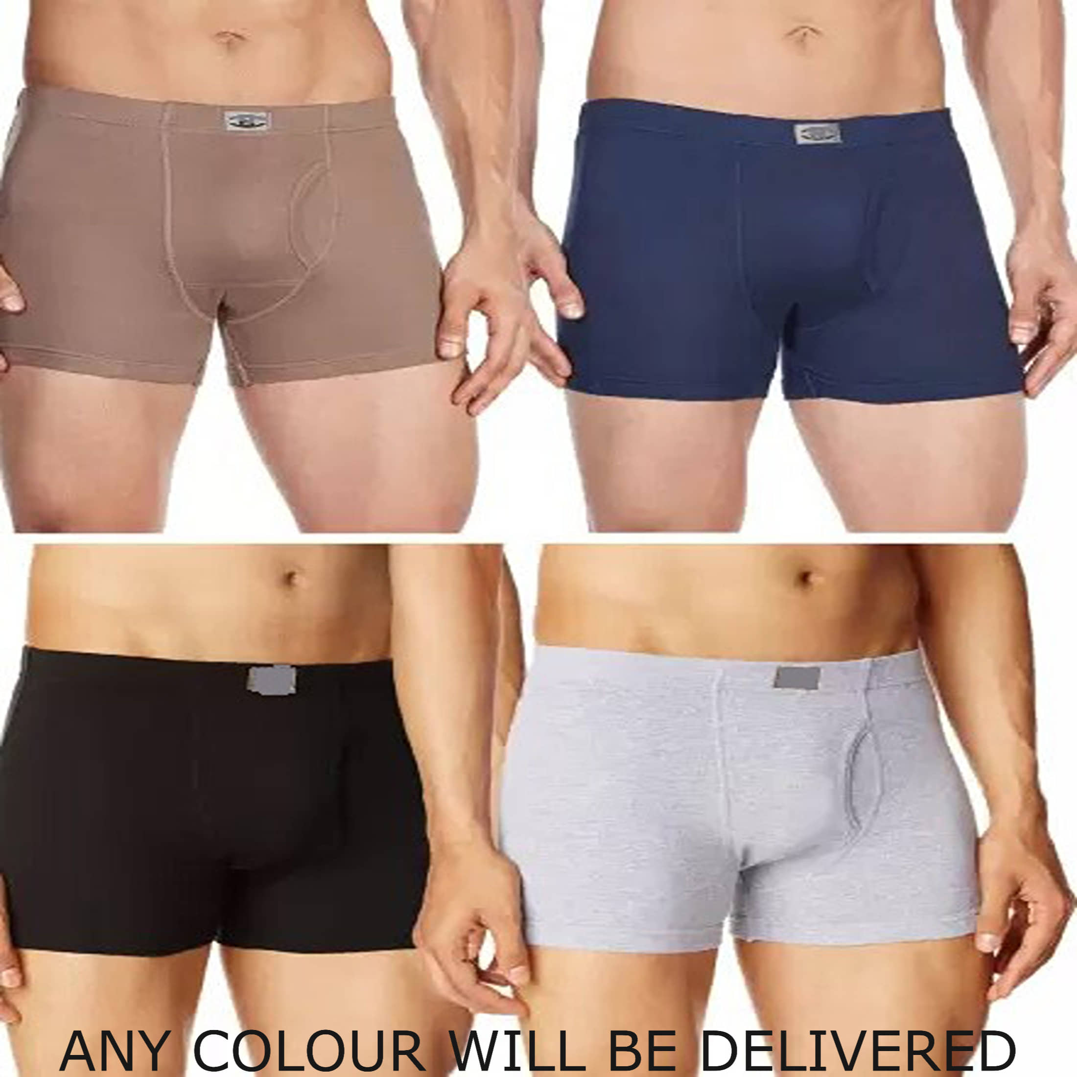 CAVENDRES Pack of 4 Cotton Blend Trunks For Men's ( Multicolor )