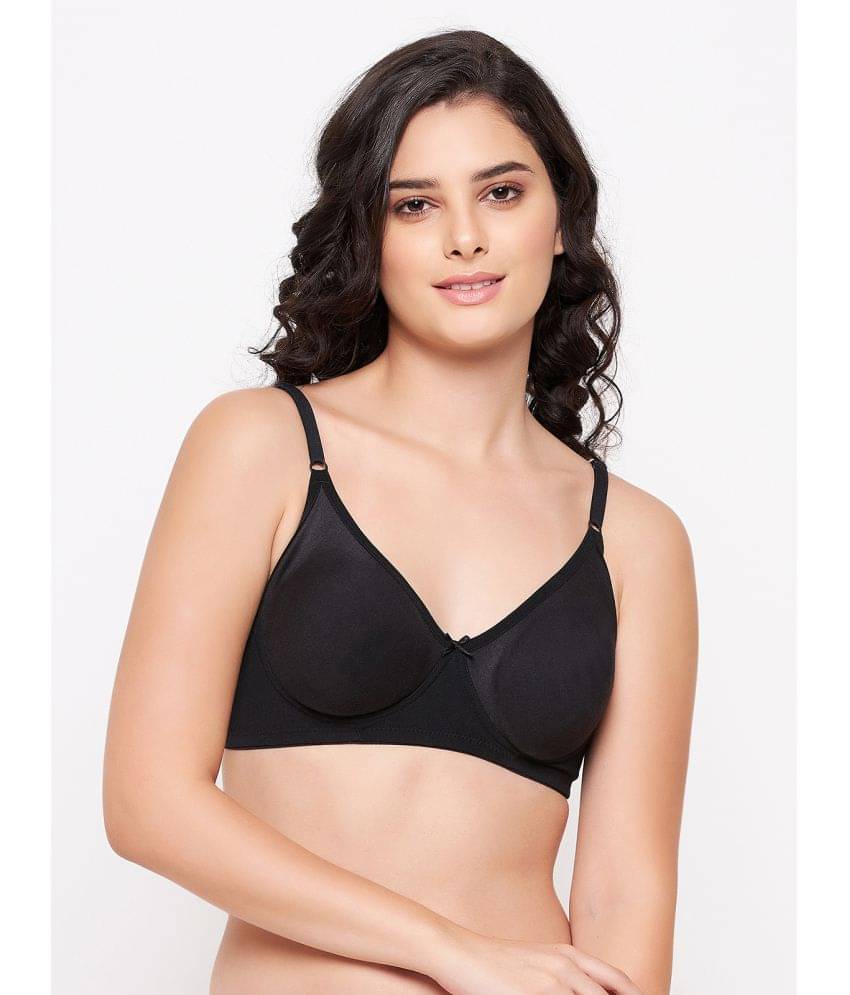     			Clovia Cotton Non Padded Women's T-Shirt Bra ( Black )