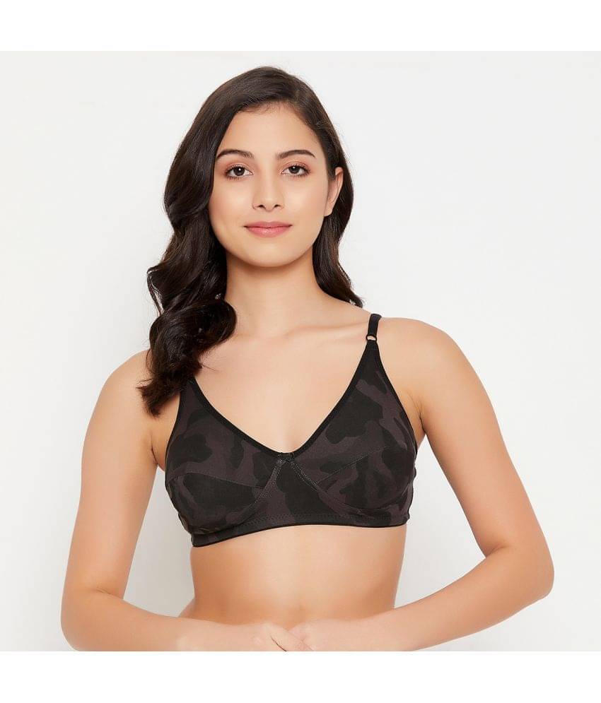 Clovia Cotton Non Padded Women's Everyday Bra ( Black )     			Clovia Cotton Non Padded Women's Everyday Bra ( Black )