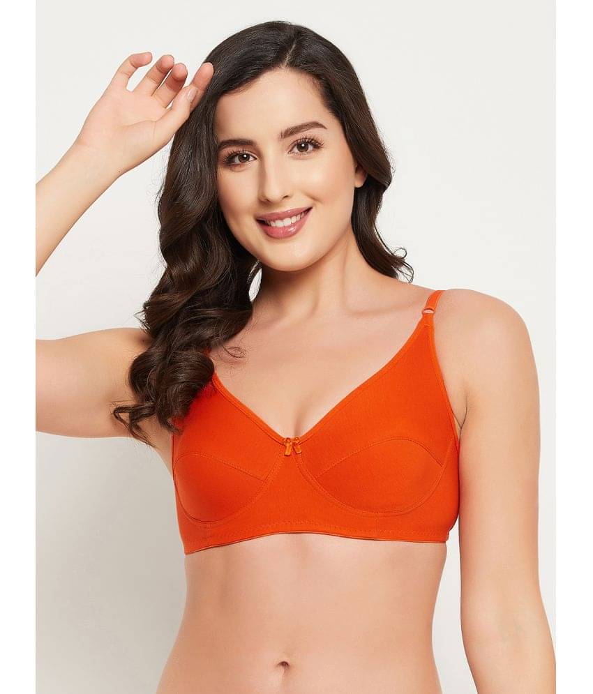     			Clovia Pack of 2 Cotton Blend Non Padded Women's T-Shirt Bra ( Multicolor )