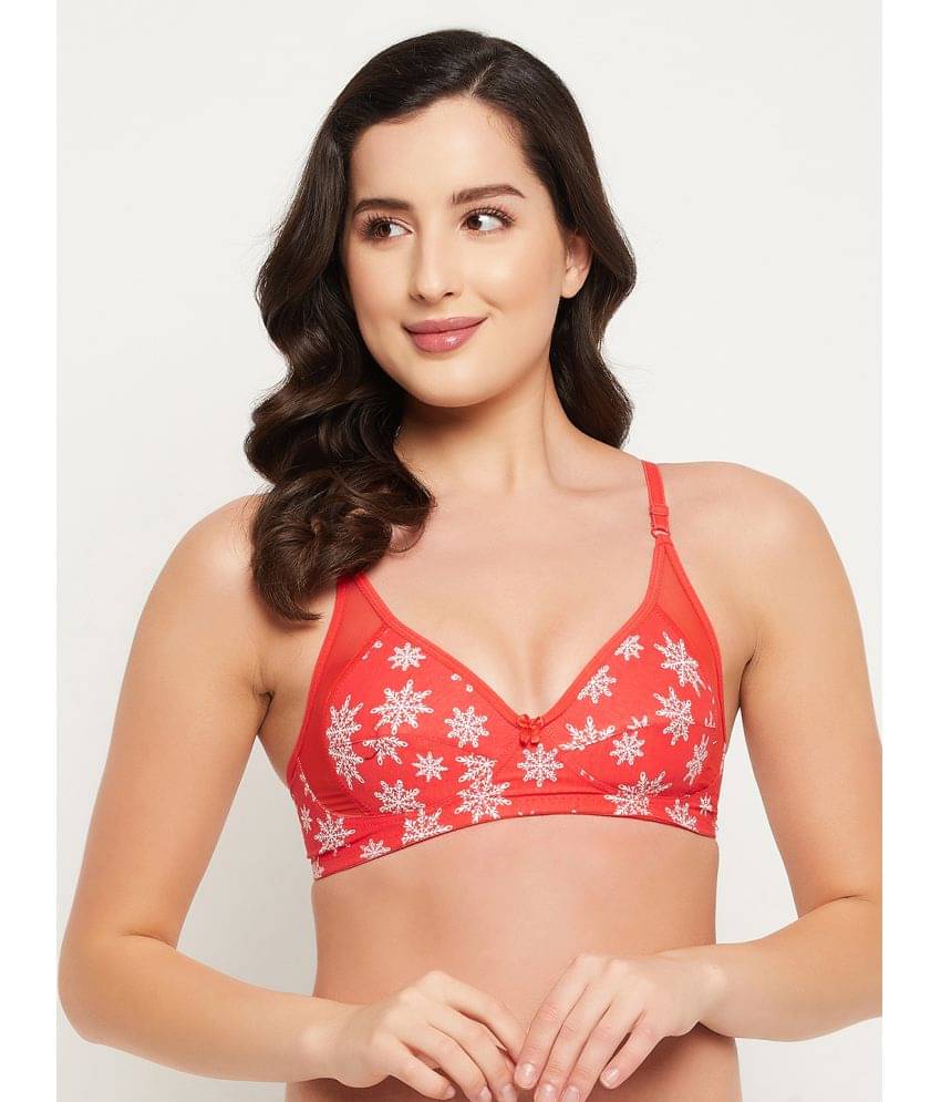 Clovia Pack of 2 Cotton Blend Non Padded Women's Everyday Bra ( Multicolor ) Clovia Pack of 2 Cotton Blend Non Padded Women's Everyday Bra ( Multicolor )