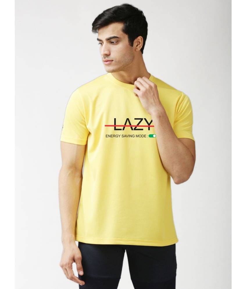 EPPE Pack of 1 Polyester Regular Fit Men's T-Shirt ( Yellow ) EPPE Pack of 1 Polyester Regular Fit Men's T-Shirt ( Yellow )