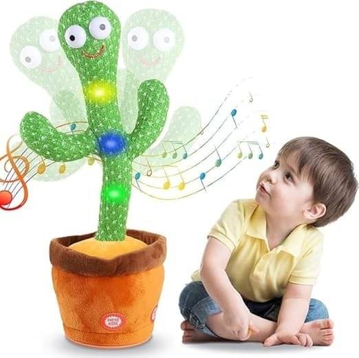     			Eclet 1pc Dancing Cactus Toy Charging Sing,Dance,Mimic Repeat What You Say Baby Children  (Multicolor)