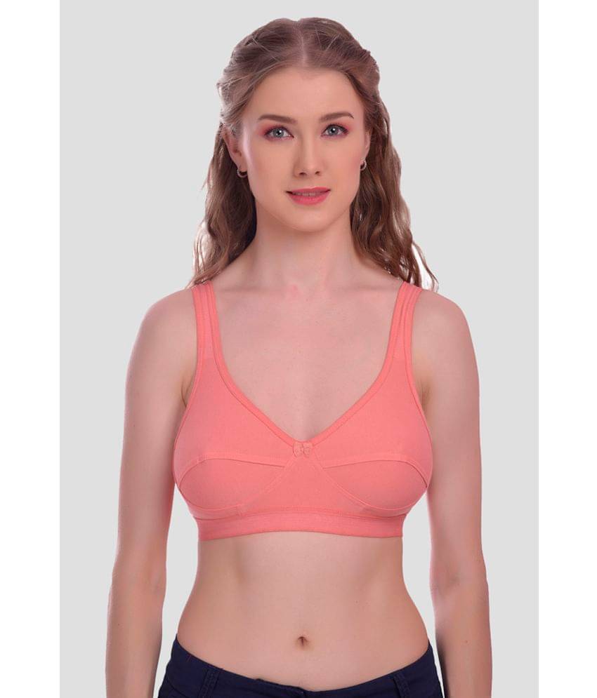     			Elina Cotton Non Padded Women's Everyday Bra ( Peach )