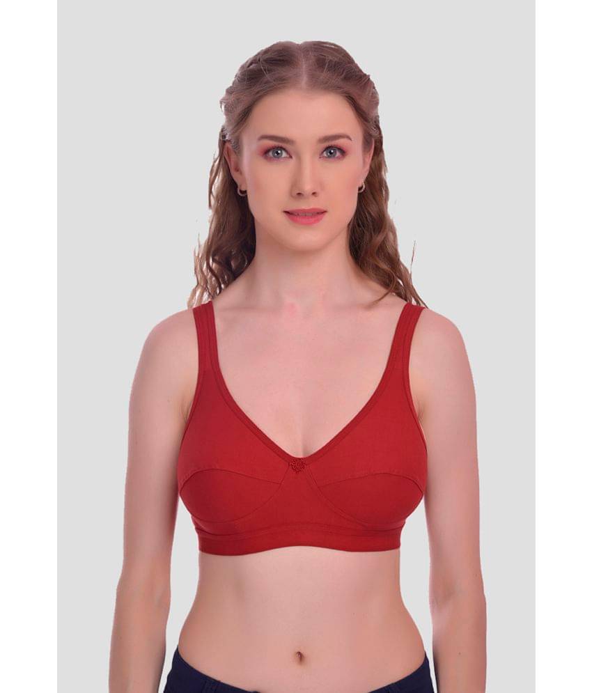     			Elina Cotton Non Padded Women's Everyday Bra ( Maroon )