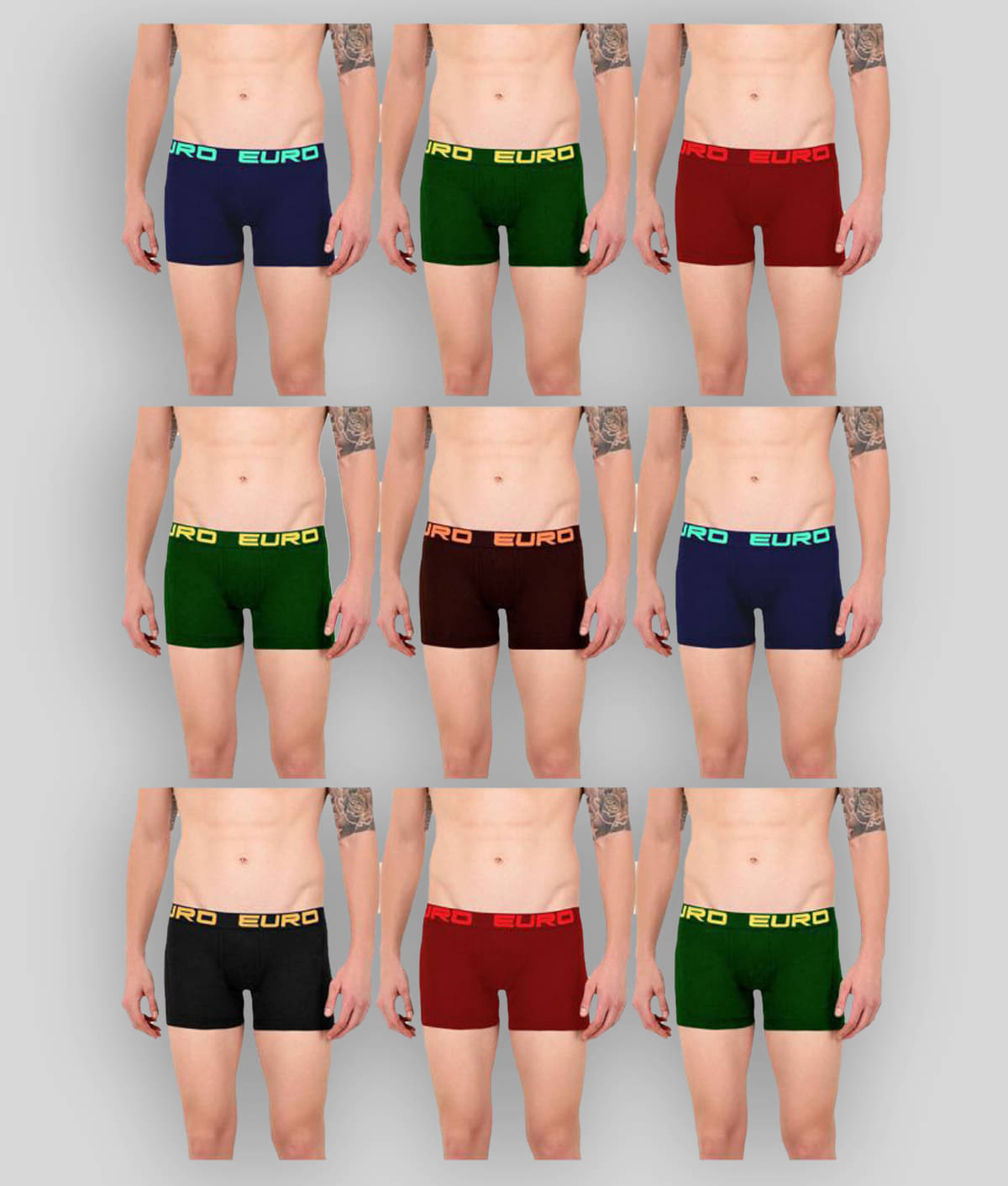     			Euro Multi Trunk Pack of 9