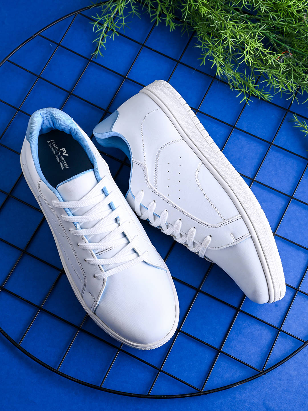     			Fashion Victim White Men's Sneakers