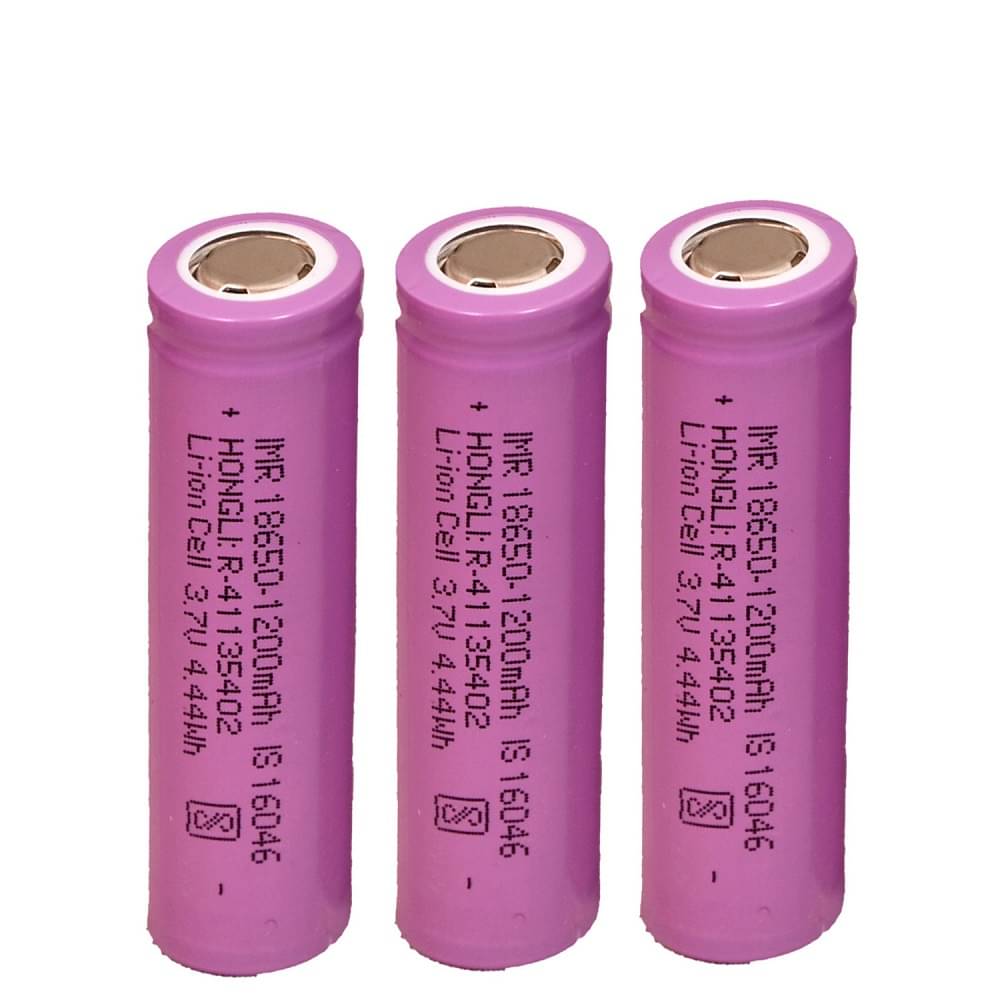 Faymla Hongli Lithium Ion 1200mAH Rechargeable Cell Batteries, LED, Bluetooth Speaker, Laptops, Power Bank & Torch, Flat Top, 3.7V, (Pack-of-3) Faymla Hongli Lithium Ion 1200mAH Rechargeable Cell Batteries, LED, Bluetooth Speaker, Laptops, Power Bank & Torch, Flat Top, 3.7V, (Pack-of-3)