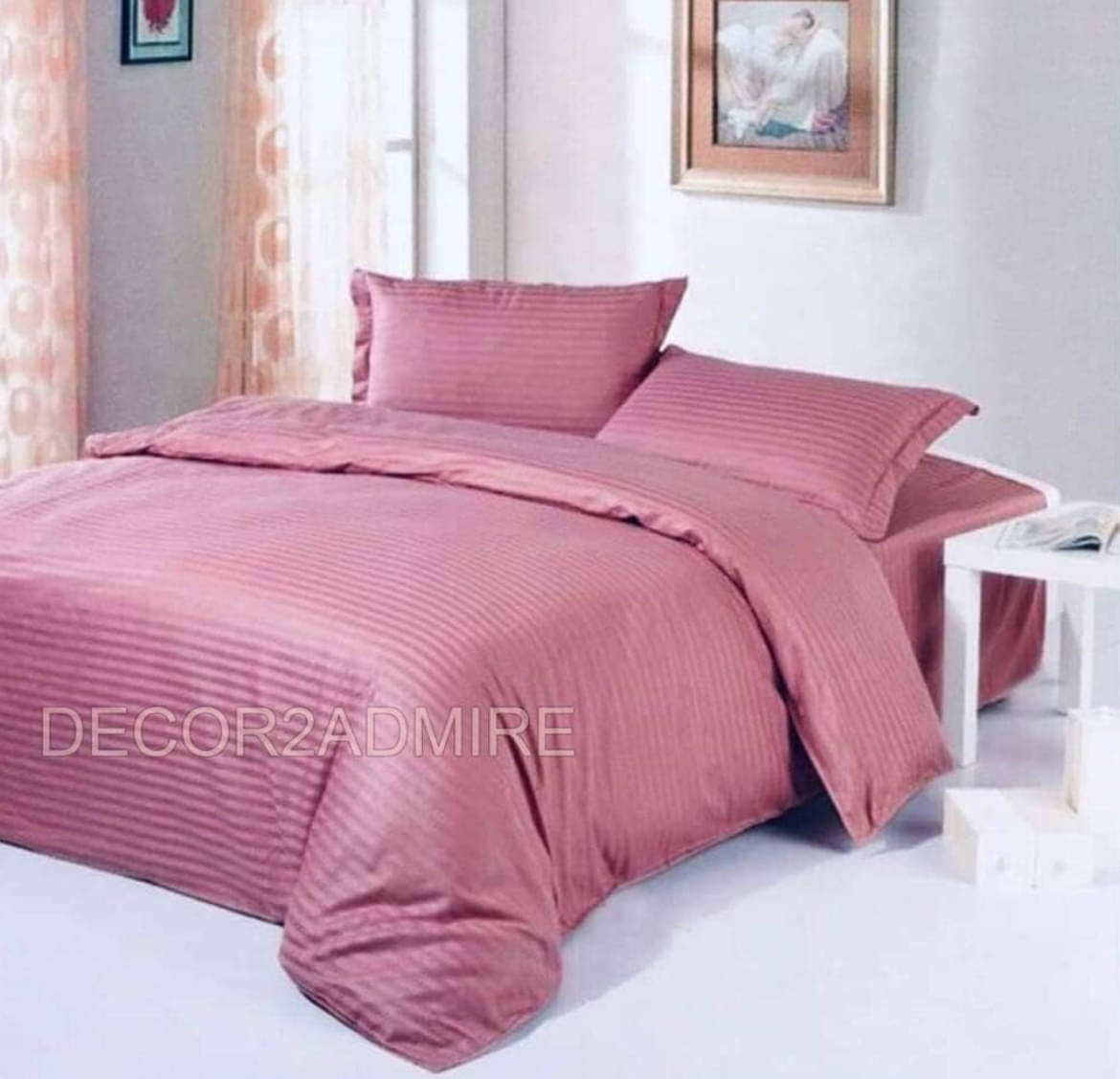 Finesse Decor Poly Cotton 1 Double Bedsheet with 2 Pillow Covers ( Pink )     			Finesse Decor Poly Cotton 1 Double Bedsheet with 2 Pillow Covers ( Pink )