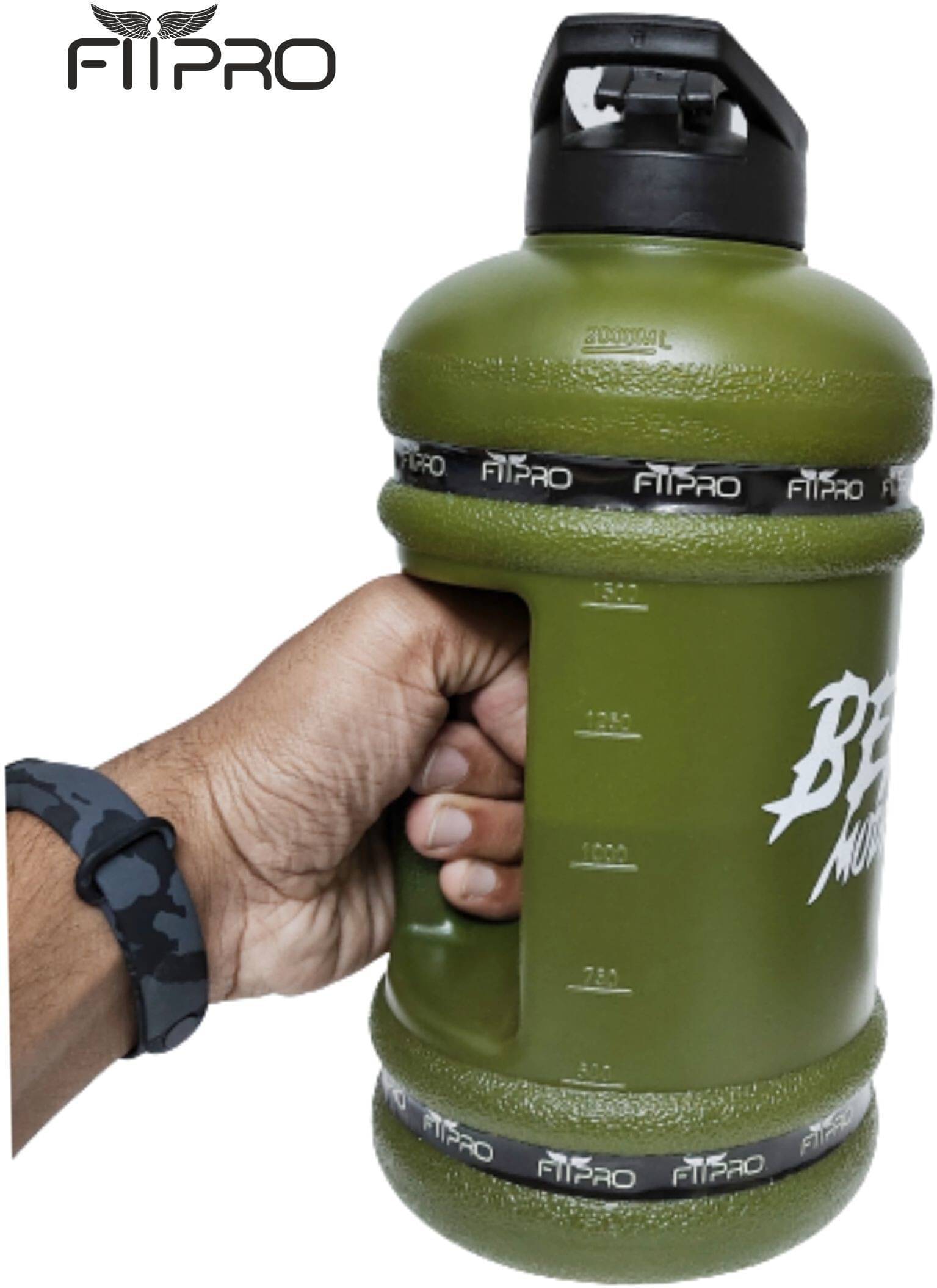     			FitPro Plastic Green 2200 mL Shaker ( Pack of 1 )
