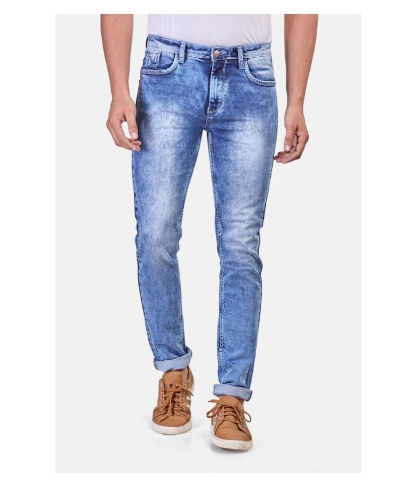 HJ HASASI Light Blue Regular Fit Jeans HJ HASASI Light Blue Regular Fit Jeans