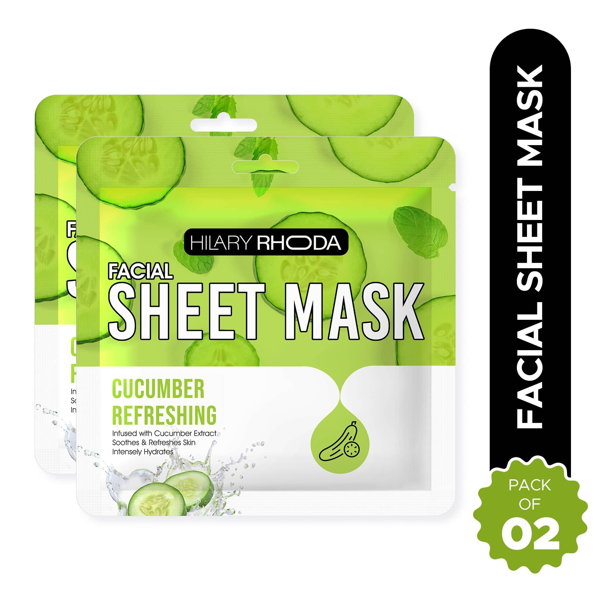 Hilary Rhoda - Skin Hydrating Sheet Mask for All Skin Type ( Pack of 2 )
