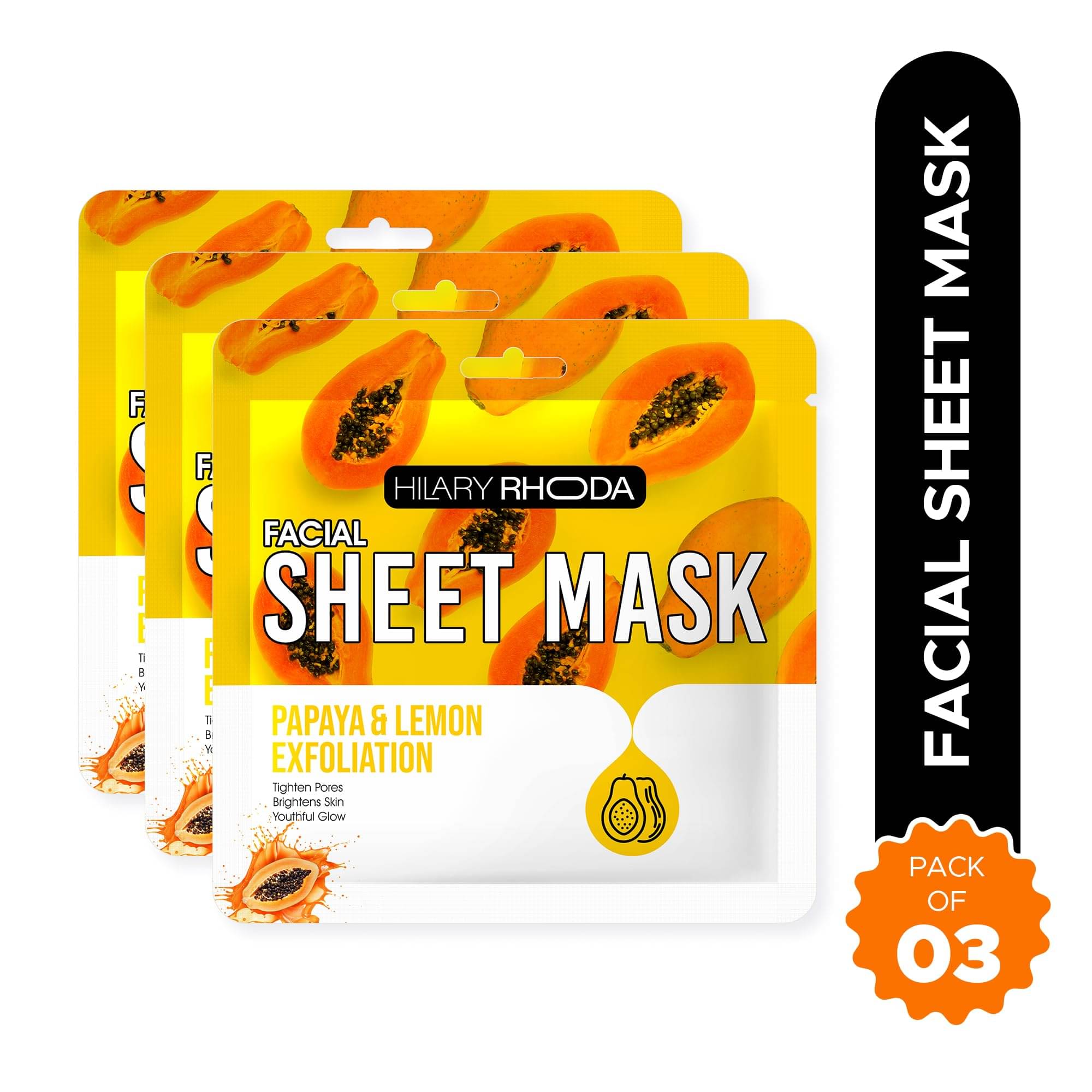     			Hilary Rhoda - Skin Hydrating Sheet Mask for All Skin Type ( Pack of 3 )
