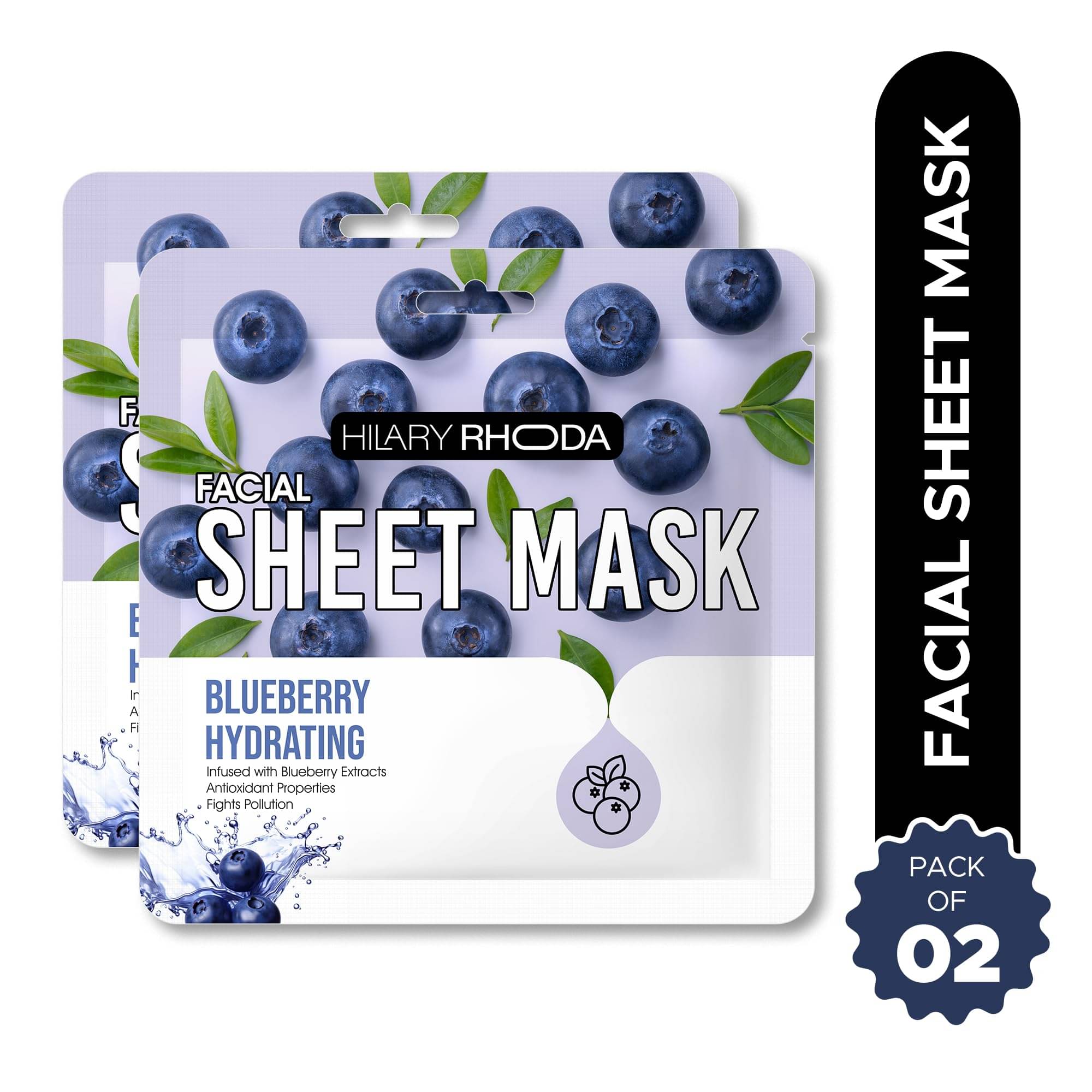     			Hilary Rhoda - Skin Hydrating Sheet Mask for All Skin Type ( Pack of 2 )