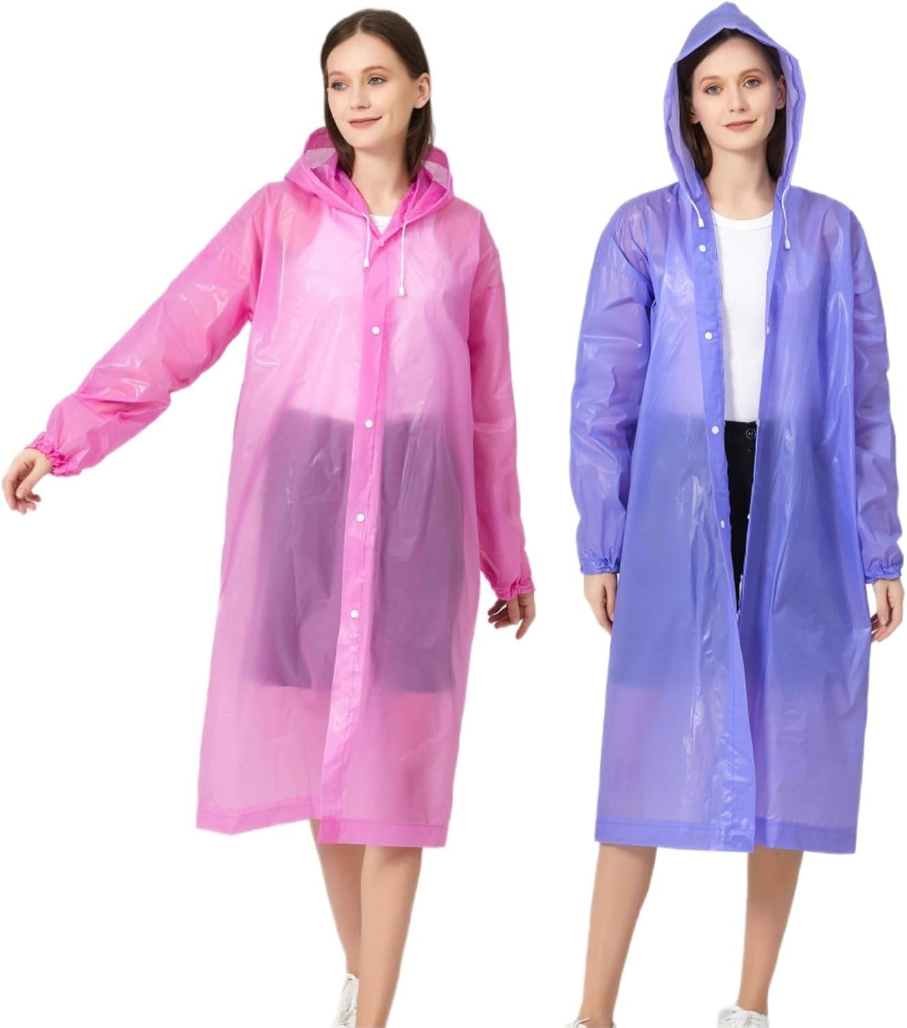     			Infispace PVC Long Raincoat - Multi Color