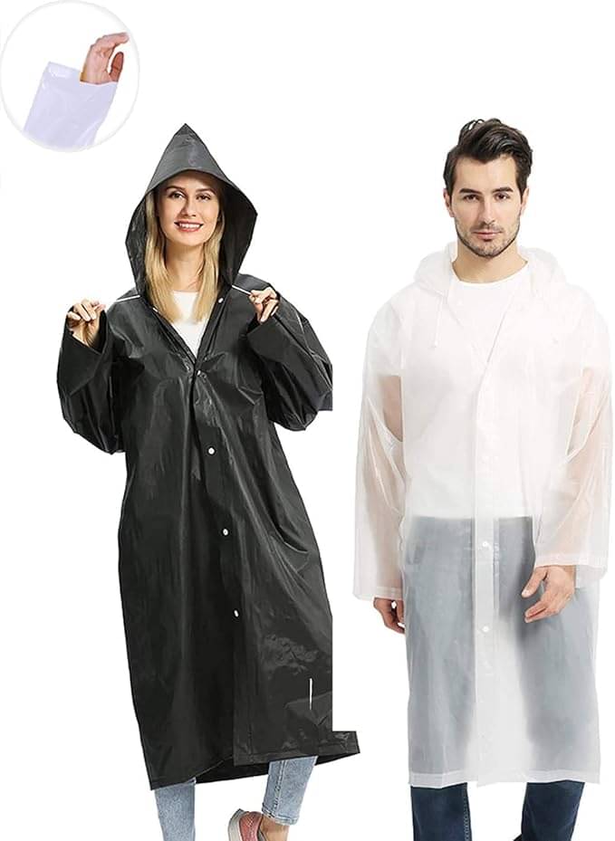 Infispace PVC Long Raincoat - Multi Color Infispace PVC Long Raincoat - Multi Color